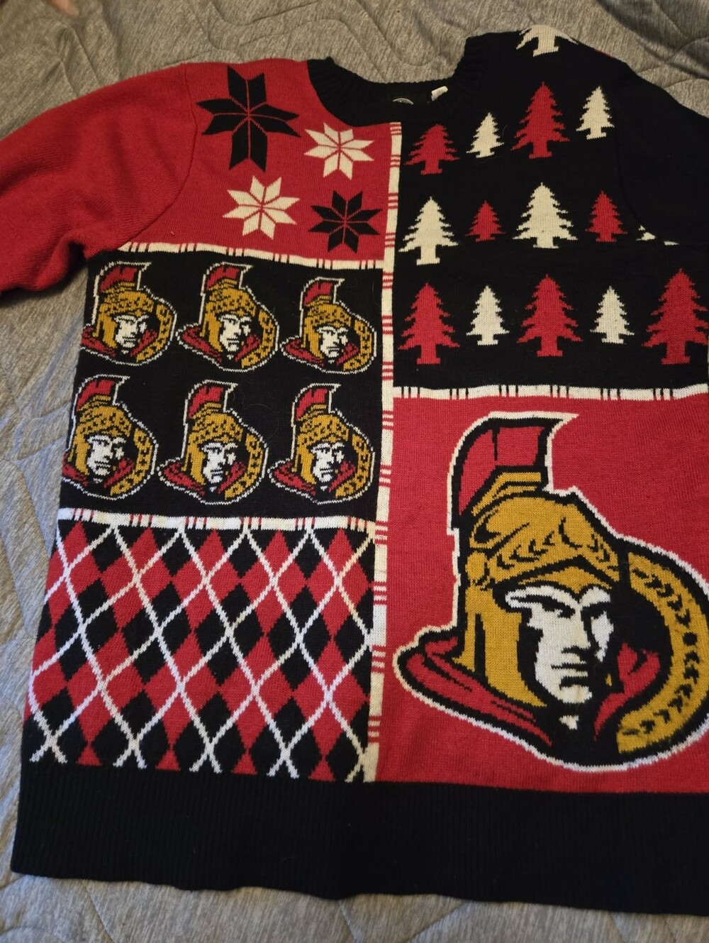 OTTAWA SENATORS CHRISTMAS SWEATER